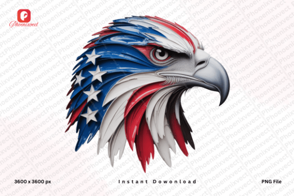 4th July Painted USA Flag Eagle Head PNG: A Guide to Quality and Usage