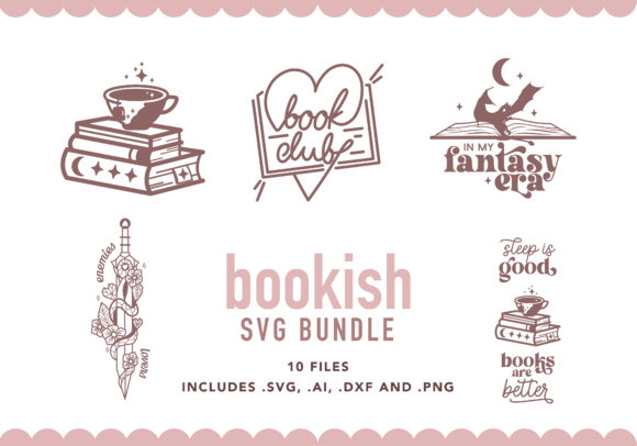 Bookish SVG Bundle: The Ultimate Resource for Book Lovers