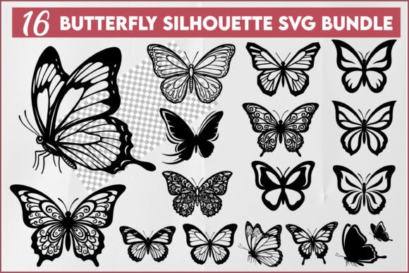 Evaluating the Butterfly Silhouette SVG Bundle Set for Digital Crafting