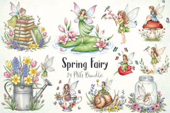 Evaluating the Practical Value of Spring Fairy Clipart for Digital Creators