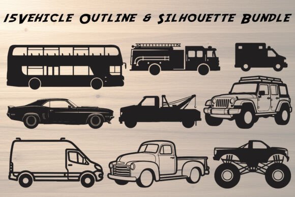 Strategic Applications of Vehicle Outline Silhouette Vector Assets in Modern Design
