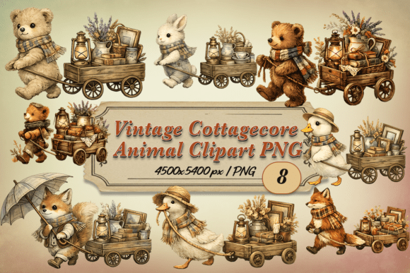 Vintage Cottagecore Animal Clipart PNG: A Practical Guide for Creators